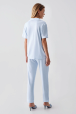 Freshness 324 Kadın 4'Lü Sabahlıklı Şorlu Pijama Takımı - Görsel 4