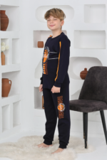 Kapitex 7118 Erkek Çocuk Uzun Kol Pijama Takımı - Görsel 4