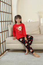Kapitex 8222 Kız Çocuk Uzun Kol Pijama Takımı - Görsel 4