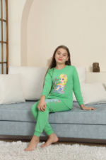 Kapitex 8243 Kız Çocuk Uzun Kol Pijama Takımı - Görsel 4