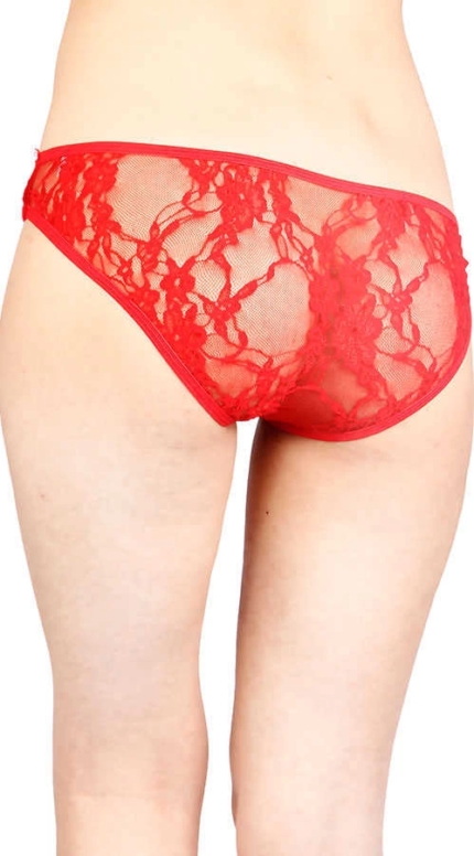 Kırmızı Şerit Detaylı Seksi Külot TM1139