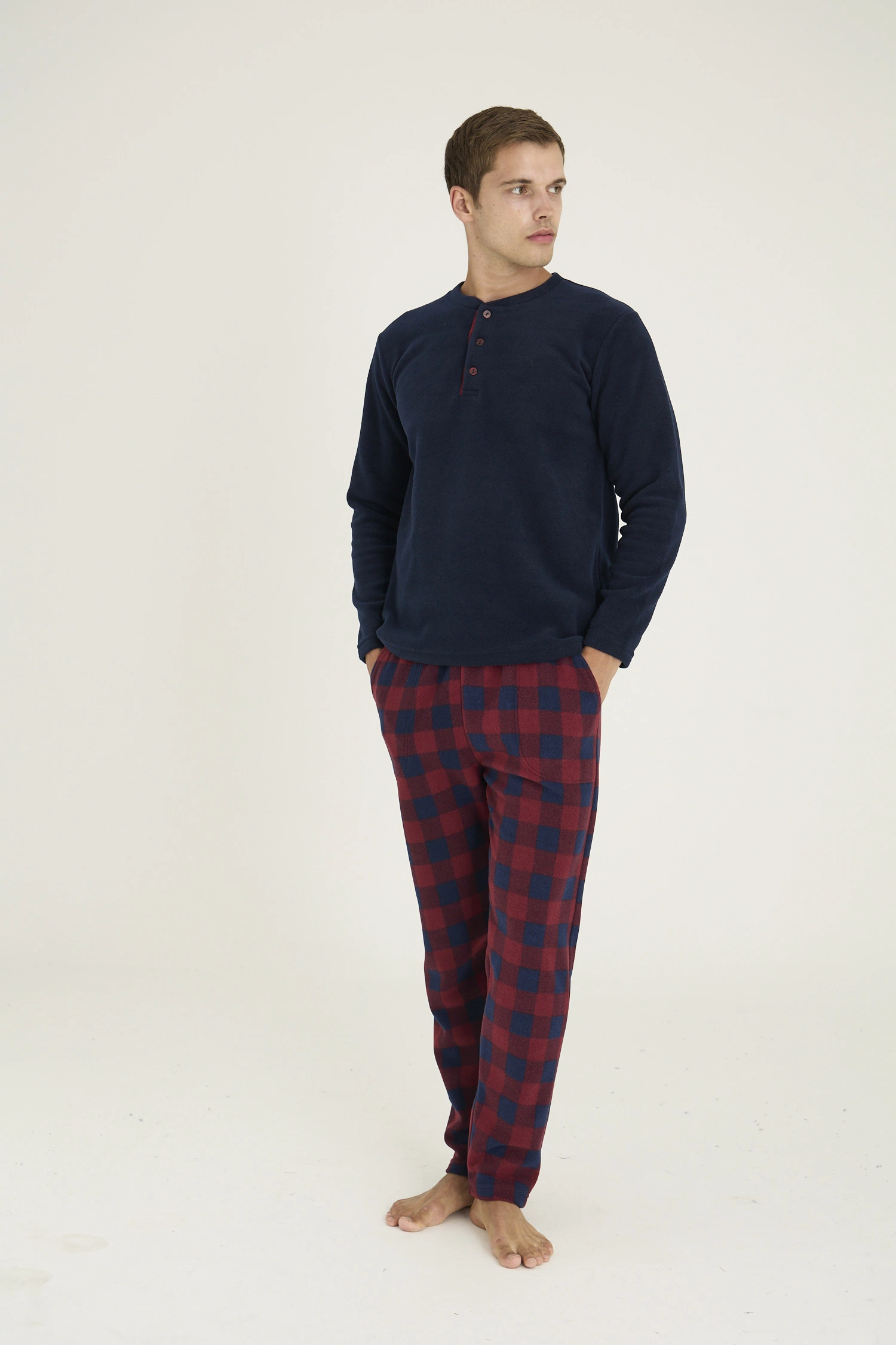 kocabey-7304-erkek-midi-yaka-pijama-takim-86490157-sw1500sh2250 Kocabey 7304 Erkek Midi Yaka Pijama Takım - Görsel 1