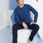 Kocabey 9250 Erkek Midi Yaka Pijama Takım