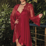 Nurteks 5389 Saten Gecelik Sabahlık