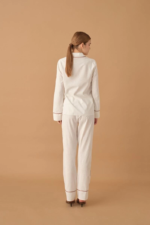 Pierre Cardin 25235 Kadın 3'Lü Braletli Biyeli Pijama Takım - Görsel 4