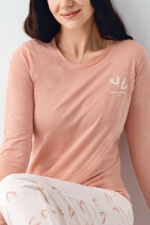 Pierre Cardin 9061-S Kadın Uzun Kol Pijama Takım - Görsel 3