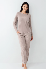 Pierre Cardin 9096-S Kadın Uzun Kol Pijama Takım - Görsel 2