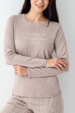 Pierre Cardin 9096-S Kadın Uzun Kol Pijama Takım - Görsel 3