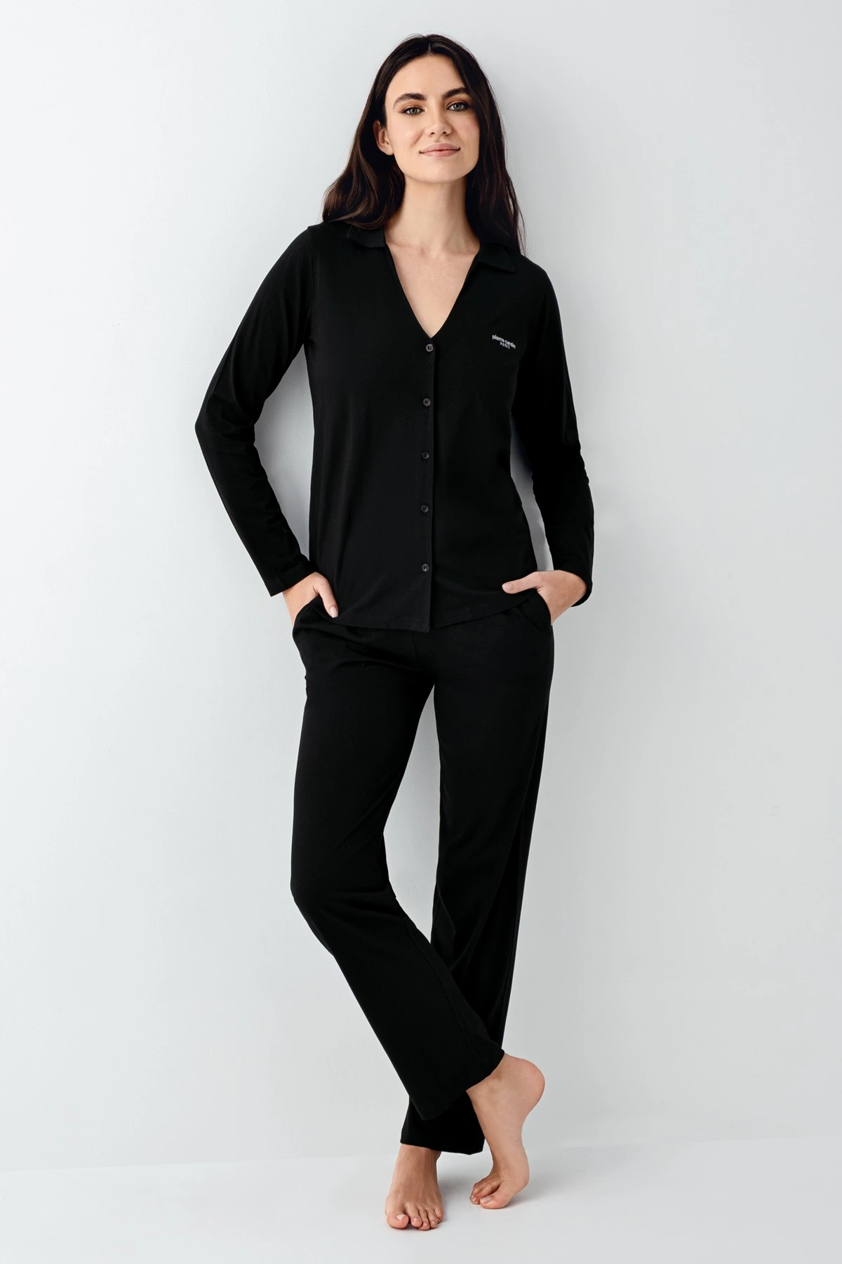 pierre-cardin-9115-s-kadin-gomlek-yaka-pijama-takimi-60921585-sw1200sh1800 Pierre Cardin 9115-S Kadın Uzun Kol Pijama Takımı - Görsel 1
