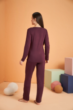 PJS 28048 Kadın Patlı Pijama Takım - Görsel 2