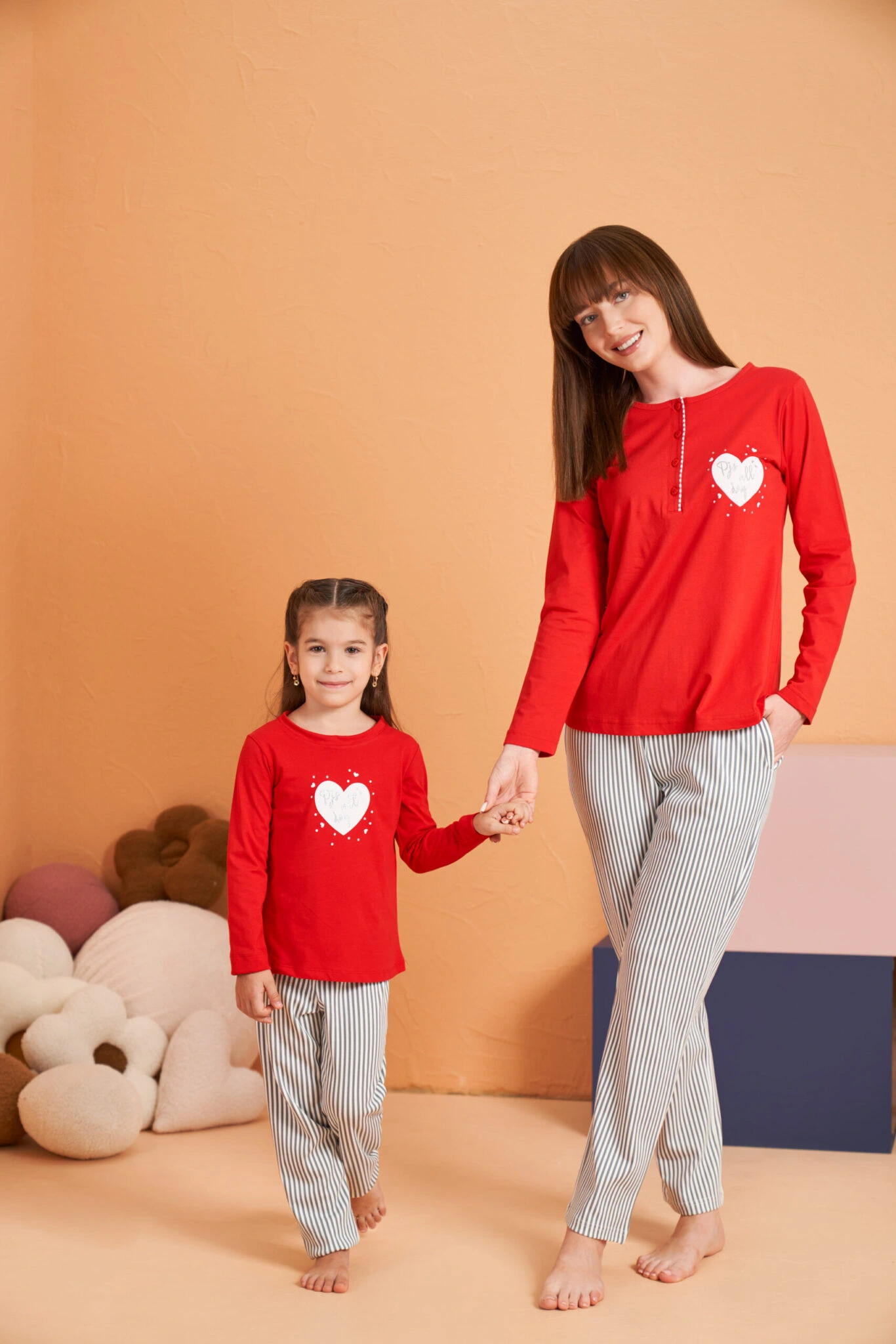 pjs-28062-kadin-patli-pijama-takim-60022725-sw1366sh2048 Pjs 28062 Kadın Patlı Pijama Takım - Görsel 1