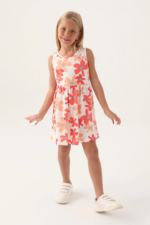 Roly Poly 3393-3 Kız Çocuk Çiçekli Elbise - Görsel 2
