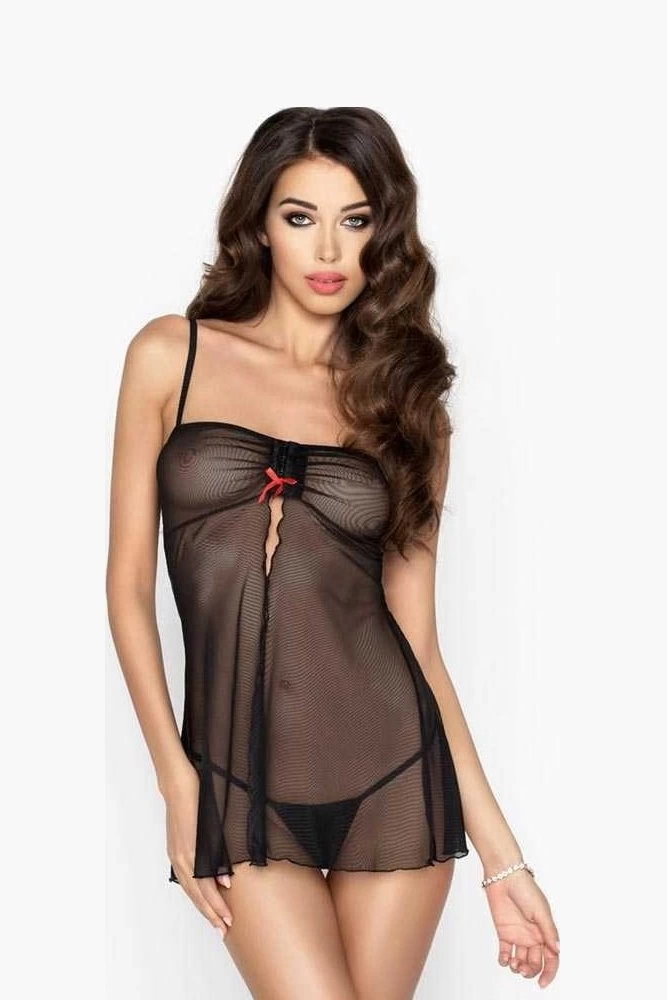 siyah-transparan-fantazi-gecelik-tm1191-153420791-sw667sh1000 Siyah Transparan Fantazi Gecelik TM1191 - Görsel 1