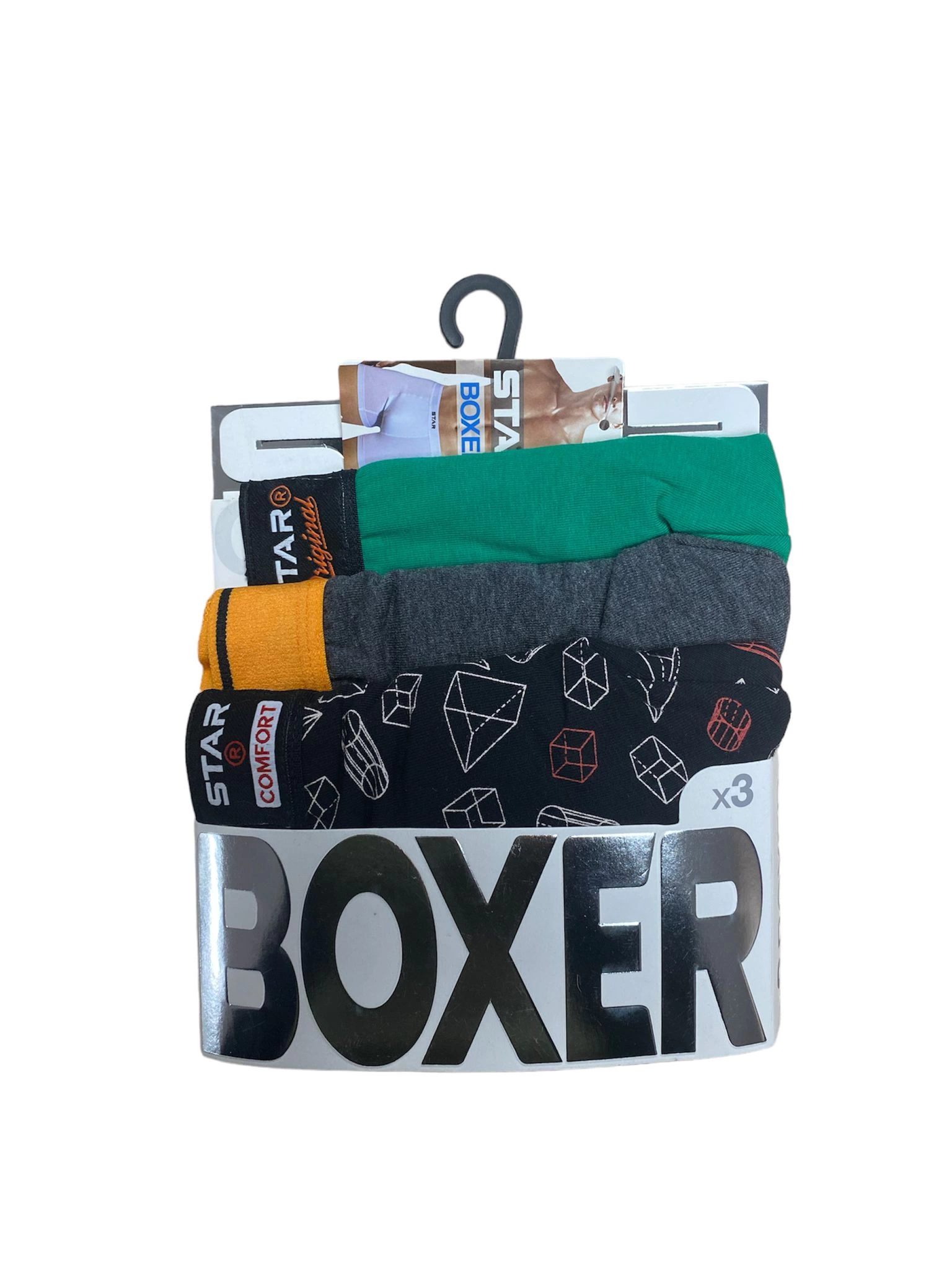 star-105-desenli-jakar-erkek-3-lu-kemer-boxer-31993353-sw1536sh2048 Star 105 Desenli Jakar Erkek 3'lü Kemer Boxer - Görsel 1