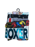Star 105 Desenli Jakar Erkek 3'lü Kemer Boxer - Görsel 4