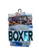 Star 106 Desenli Pamuklu Kemer Likralı 3'Lü Boxer - Görsel 2