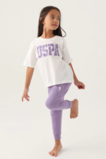 US Polo 1818-G Kız Çocuk Pijama Takım - Görsel 3
