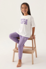 US Polo 1818-G Kız Çocuk Pijama Takım - Görsel 4