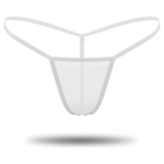 Beyaz Transparan Tül String Tanga TM0368