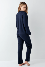 Arnetta 3407-S Kadın Uzun Kol Pijama Takım - Görsel 4