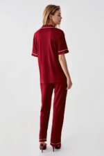 Freshness 324 Kadın 4'Lü Sabahlıklı Şorlu Pijama Takımı - Görsel 4