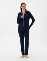 Pıerre Cardın 7717-S Bayan Gömlek Pijama Takımı - Görsel 3