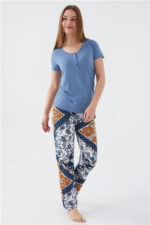 Pierre Cardin 8507-S Kadın Kısa Kol Pijama Takımı
