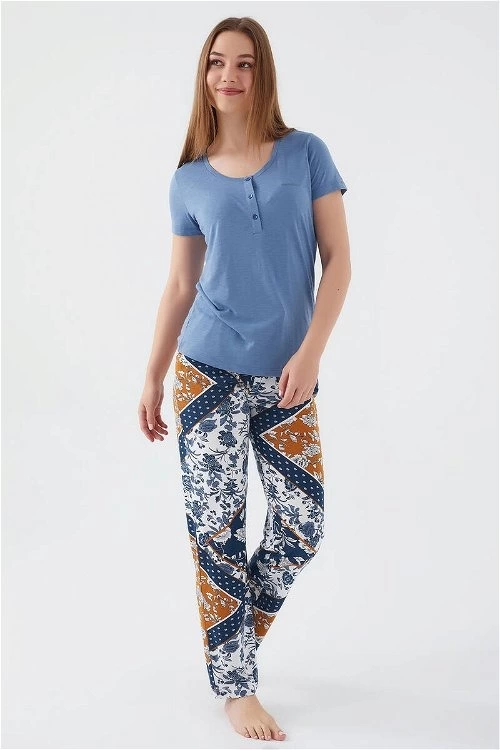 pierre-cardin-8507-s-kadin-kisa-kol-pijama-takimi-24499357-sw500sh750 Pierre Cardin 8507-S Kadın Kısa Kol Pijama Takımı - Görsel 1