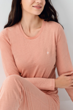 Pierre Cardin 9063-S Kadın Uzun Kol Pijama Takım - Görsel 3