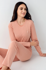 Pierre Cardin 9063-S Kadın Uzun Kol Pijama Takım