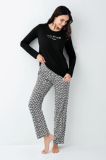Pierre Cardin 9068-S Kadın Uzun Kol Pijama Takım - Görsel 2