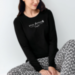Pierre Cardin 9068-S Kadın Uzun Kol Pijama Takım