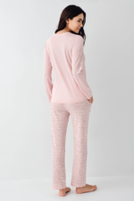 Pierre Cardin 9080-X Kadın Uzun Kol Pijama Takım - Görsel 4