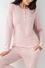 Pierre Cardin 9080-X Kadın Uzun Kol Pijama Takım - Görsel 3
