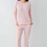 Pierre Cardin 9080-X Kadın Uzun Kol Pijama Takım