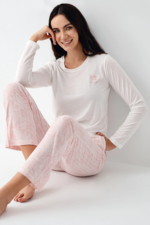 Pierre Cardin 9085-S Kadın Uzun Kol Pijama Takım