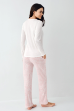 Pierre Cardin 9085-S Kadın Uzun Kol Pijama Takım - Görsel 4