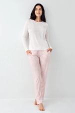 Pierre Cardin 9085-S Kadın Uzun Kol Pijama Takım - Görsel 2