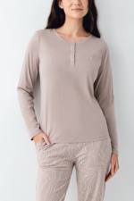 Pierre Cardin 9097-S Kadın Uzun Kol Pijama Takım - Görsel 3