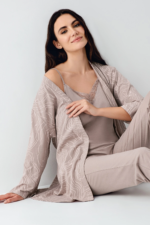 Pierre Cardin 9099-S 3'lü Pijama Takımı