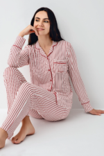 Pierre Cardin 9113-S Kadın Uzun Kollu Pijama Takımı