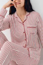 Pierre Cardin 9113-S Kadın Uzun Kollu Pijama Takımı - Görsel 3