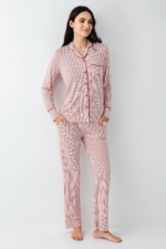 Pierre Cardin 9113-S Kadın Uzun Kollu Pijama Takımı - Görsel 2