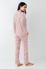 Pierre Cardin 9113-S Kadın Uzun Kollu Pijama Takımı - Görsel 4