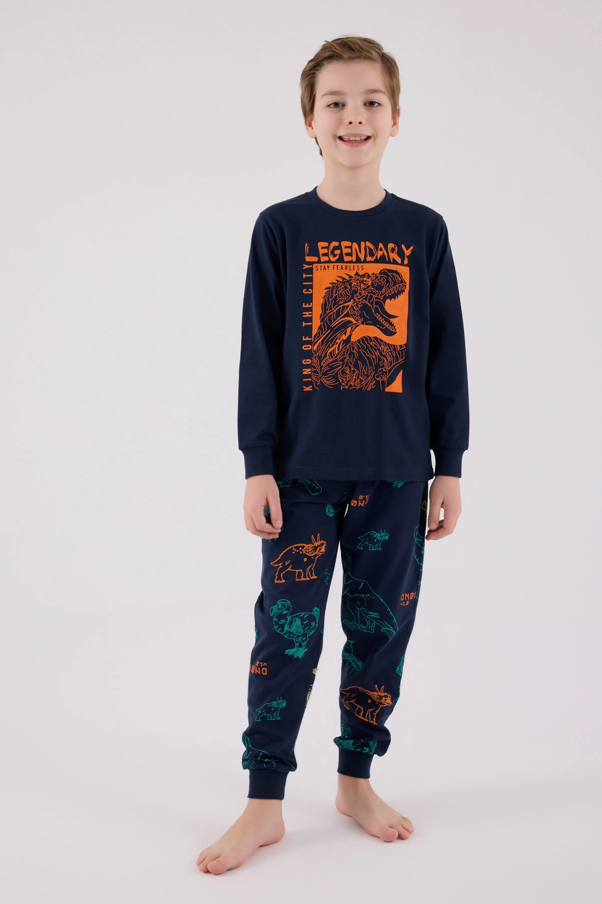 rolypoly-3671-g-erkek-cocuk-uzun-kol-pijama-takim-27691448-sw1200sh1800 RolyPoly 3671-G Erkek Çocuk Uzun Kol Pijama Takım - Görsel 1