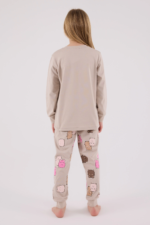 RolyPoly 3704-2 Kız Çocuk Uzun Kol Pijama Takım - Görsel 5