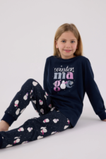 RolyPoly 3712-2 Kız Çocuk Uzun Kol Pijama Takım - Görsel 3