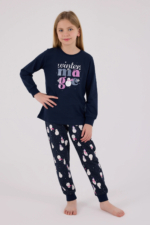 RolyPoly 3712-2 Kız Çocuk Uzun Kol Pijama Takım - Görsel 2