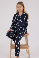 RolyPoly 3713-G Kız Çocuk Pijama Takımı - Görsel 4