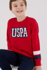 U.S. Polo Assn Kids 2213-G Erkek Garson Eşofman Takımı - Görsel 4